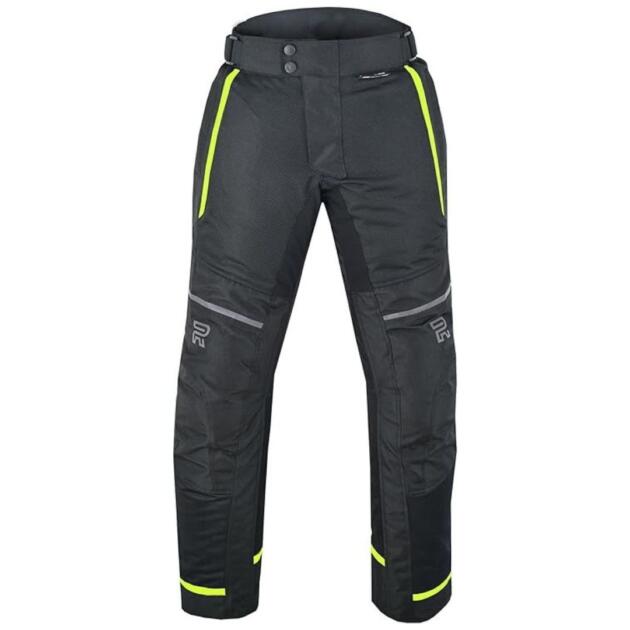 RAXUS PANTALONES DE MOTO HOMBRE VERANO TRACK-COOLPRO FLUOR
