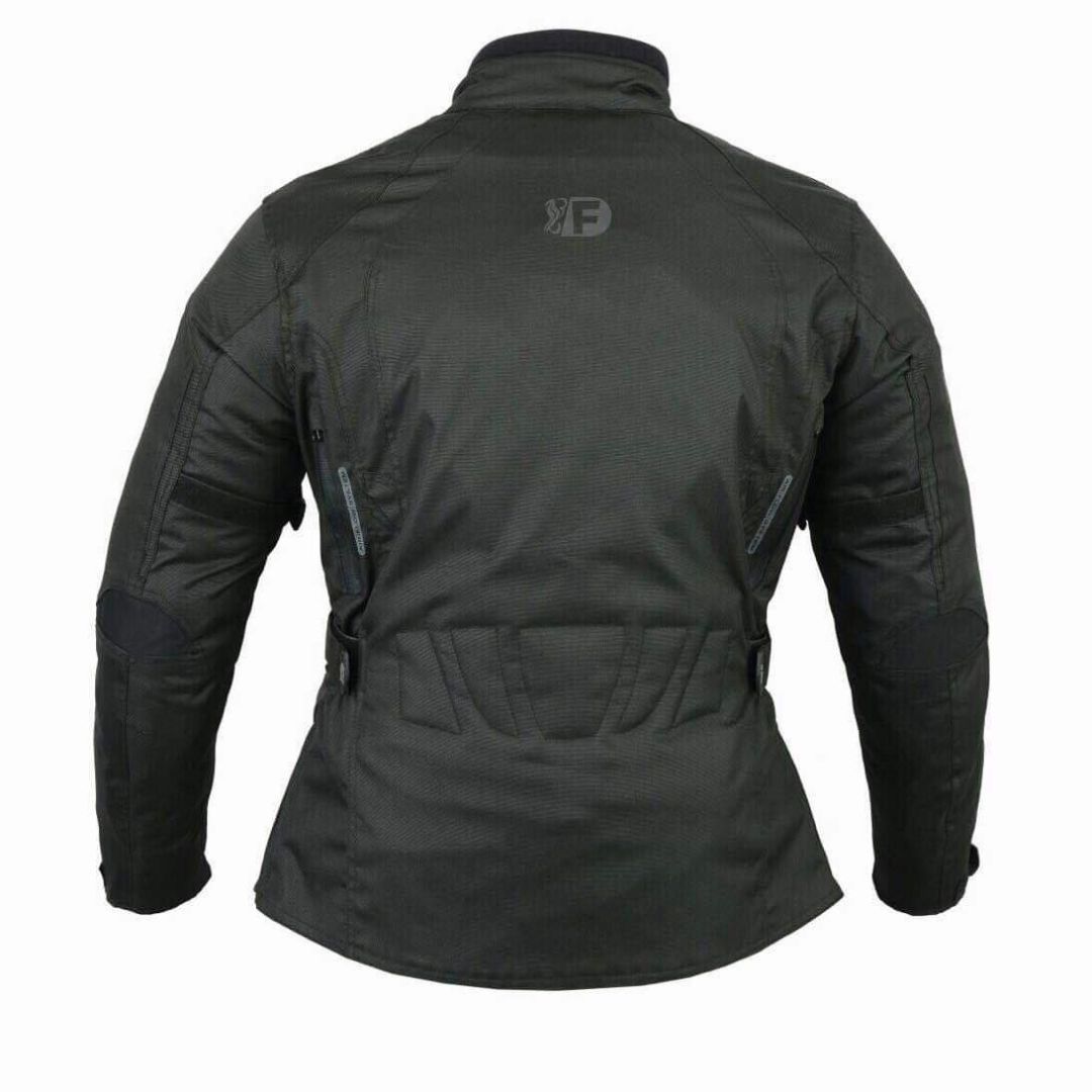 FREEDAY WINTER MOTORCYCLE JACKET WOMEN ARONA - BLACK CE PROTECTORS - Image 2