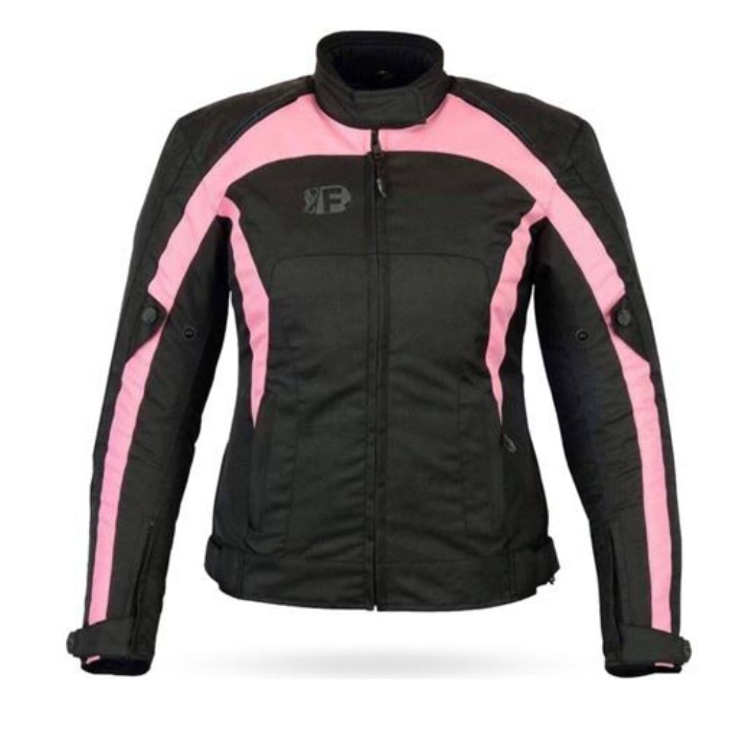 FREEDAY WOMEN'S WINTER MOTORCYCLE JACKET RIDER-2 PINK APPROVED - Image 2