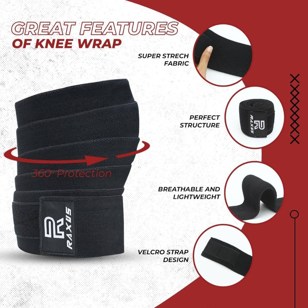 RAXUS Knee Support Bandage for Weight Lifting