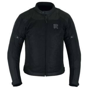 RAXUS MEN'S SUMMER MOTORCYCLE JACKET TRACK COOL PRO- BLACK