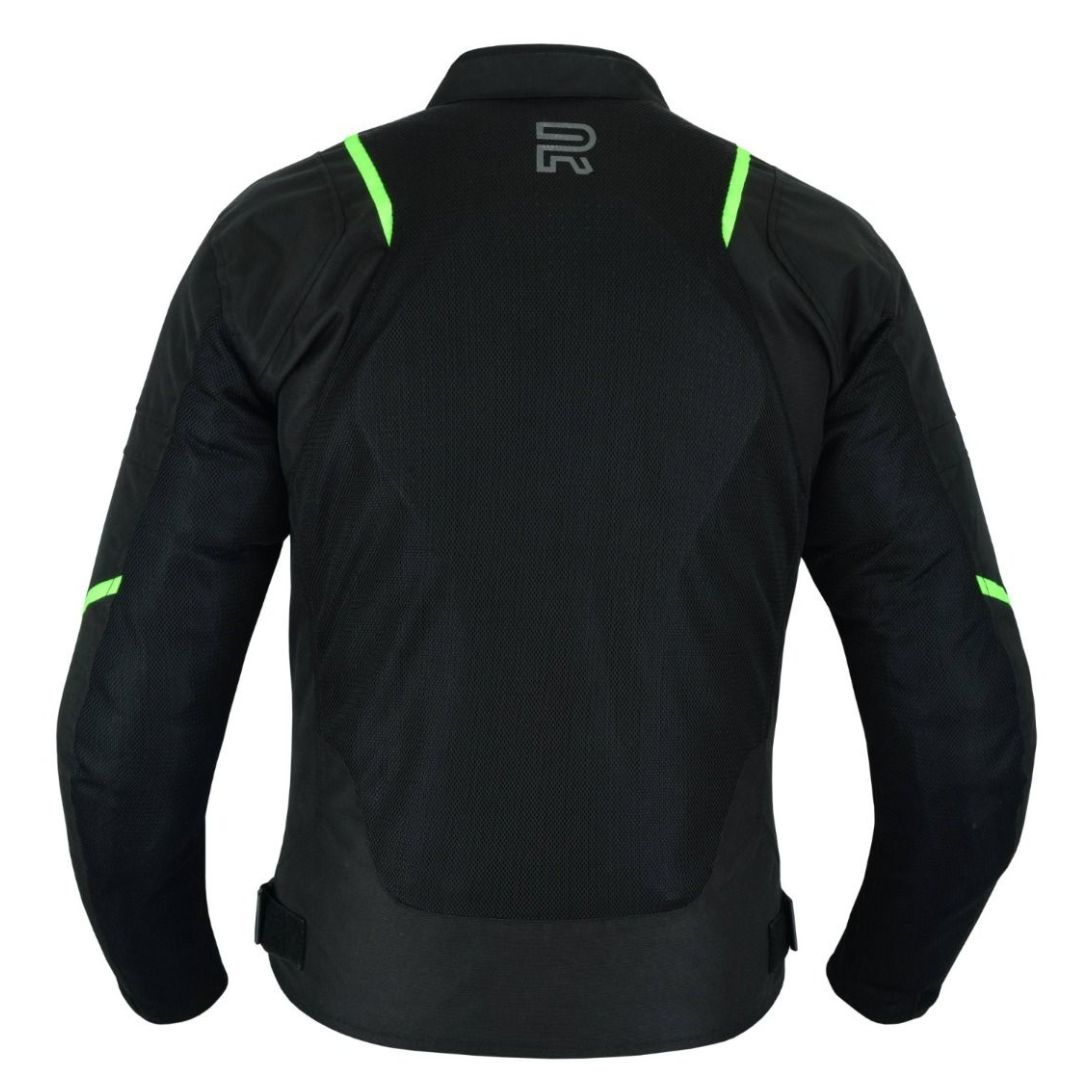 RAXUS MEN'S SUMMER MOTORCYCLE JACKET TRACK- FLUOR - Image 3