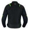 RAXUS MEN'S SUMMER MOTORCYCLE JACKET TRACK- FLUOR