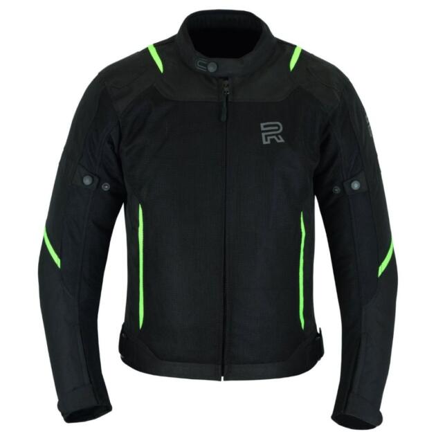 RAXUS MEN'S SUMMER MOTORCYCLE JACKET TRACK- FLUOR