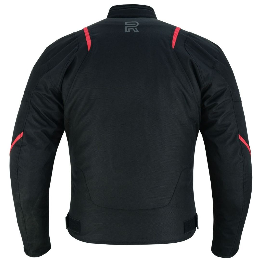 RAXUS MEN'S WINTER MOTORCYCLE JACKET BLADE-RED - Image 3