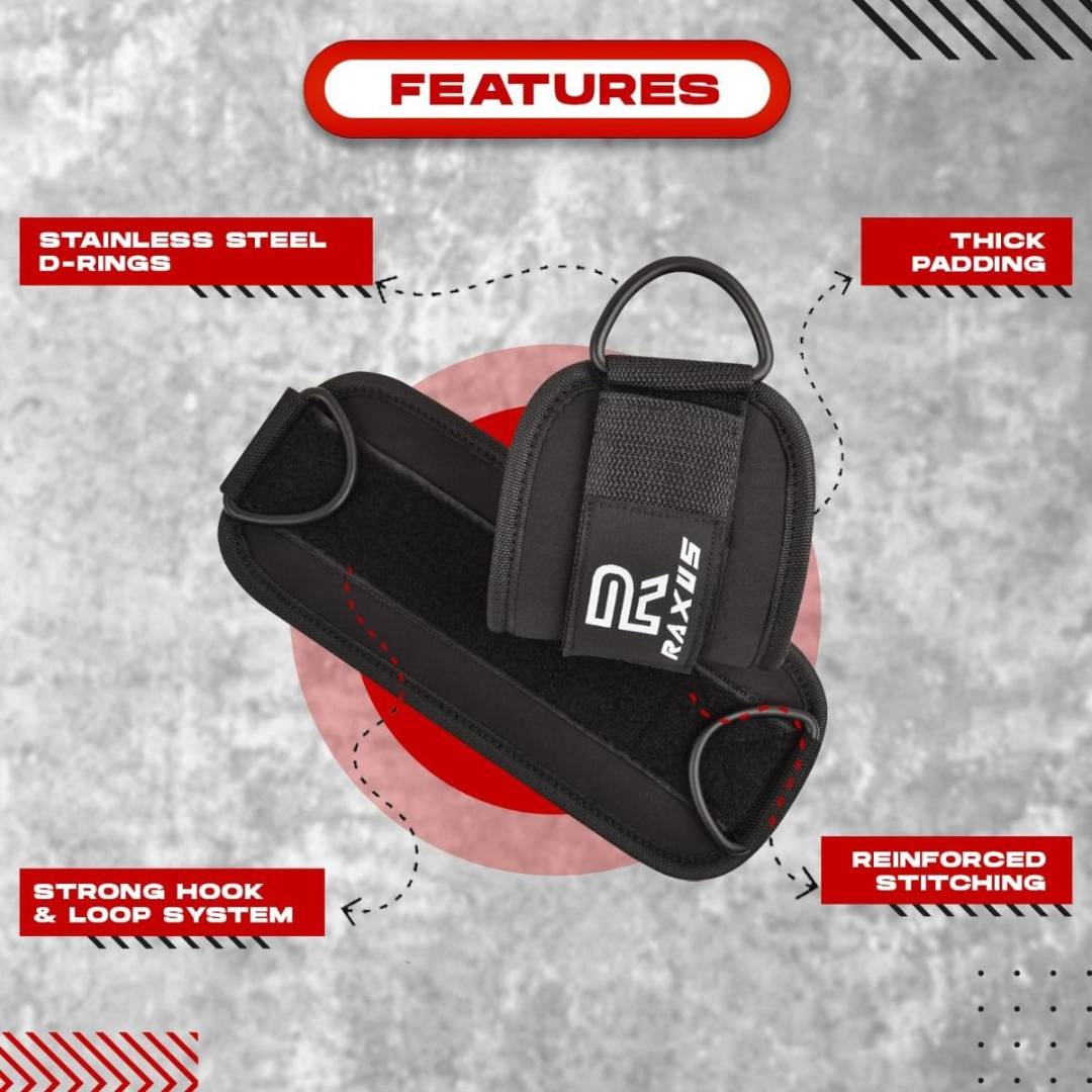 Raxus Anklets - Gym Accessories for Glute Training