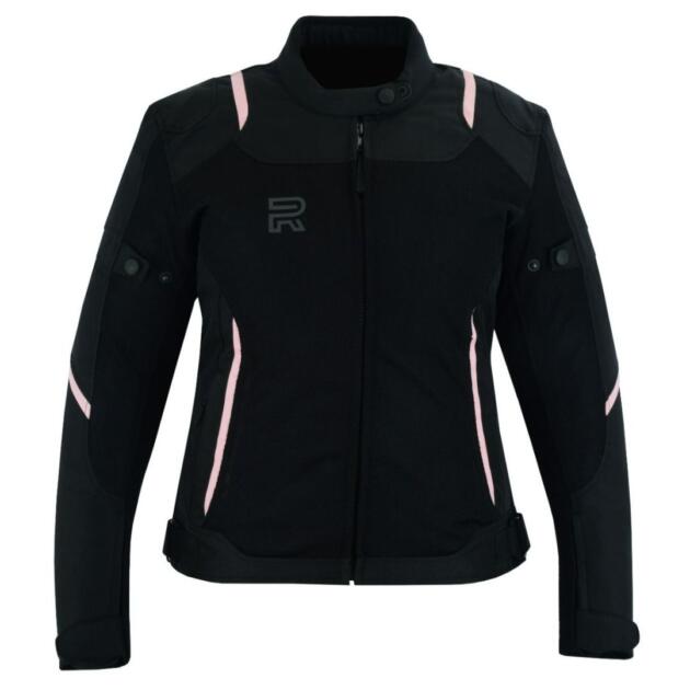 Raxus Summer Motorcycle Jacket Women Track- Pink