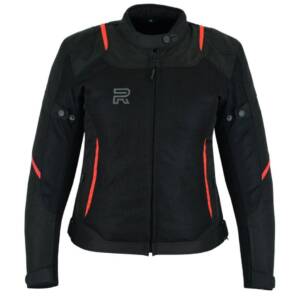 Raxus Summer Motorcycle Jacket Women Track- Red