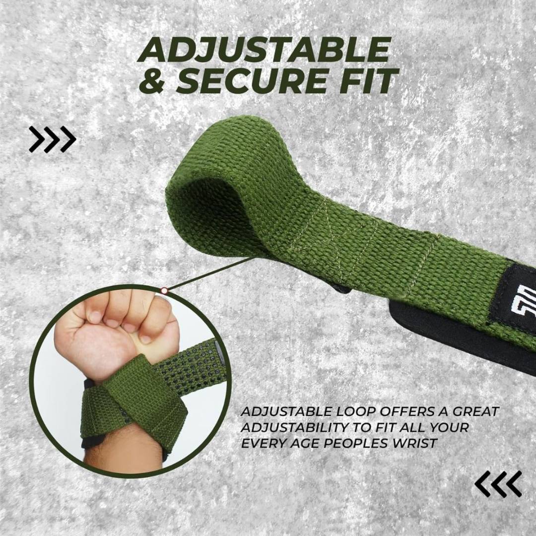Raxus Weight Lifting Straps with Padded Support