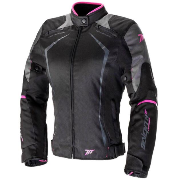 SEVENTY WOMEN'S SHORT RACING SD-JR49 MOTORCYCLE JACKET PINK