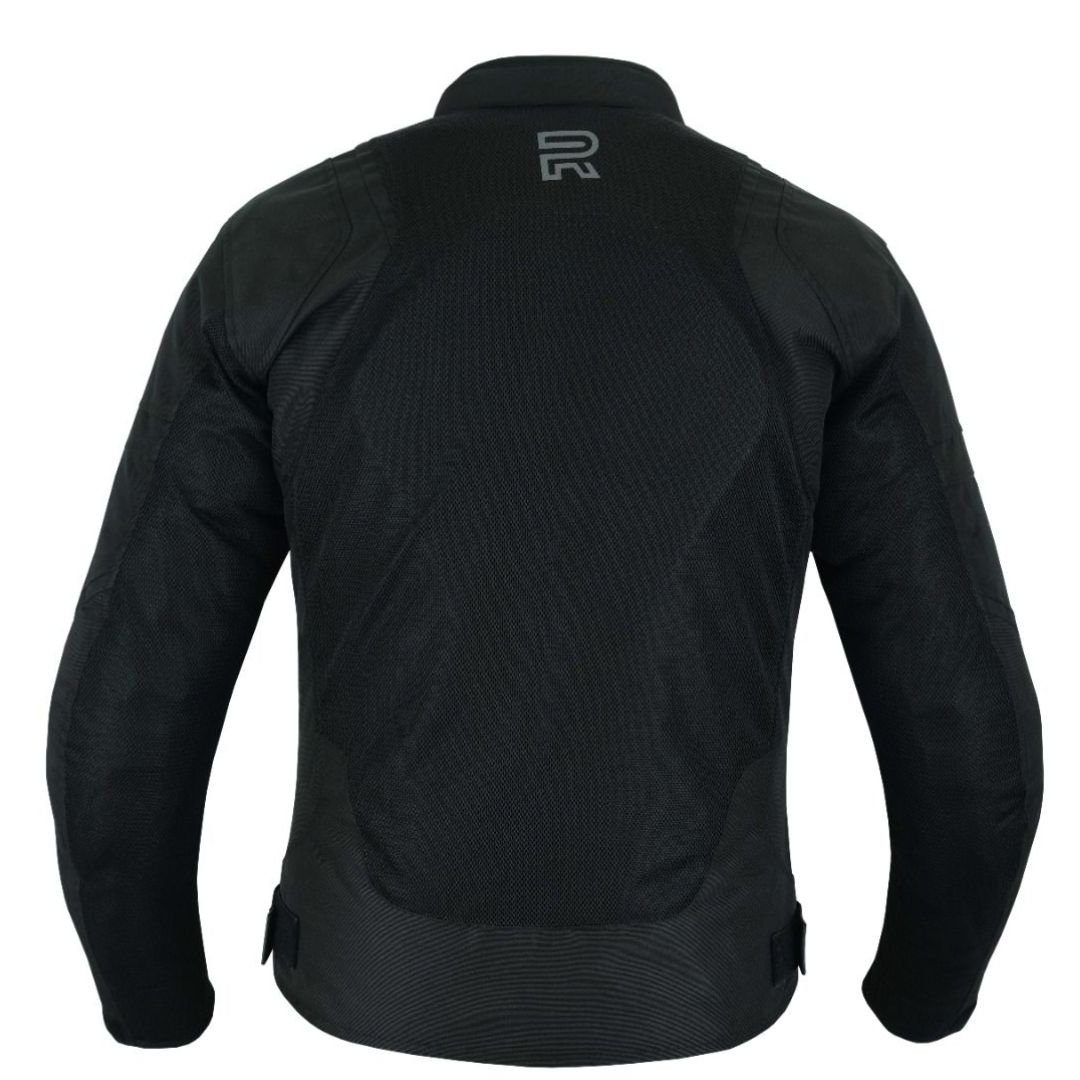 RAXUS HOMBRE VERANO CHAQUETA DE MOTO TRACK COOL PRO- NEGRO - Image 3