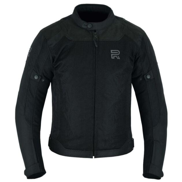 RAXUS HOMBRE VERANO CHAQUETA DE MOTO TRACK COOL PRO- NEGRO