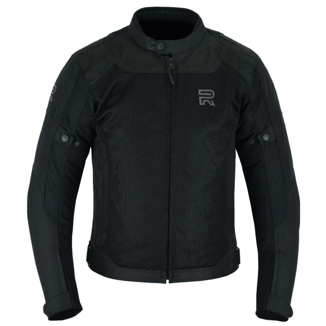 RAXUS HOMBRE VERANO CHAQUETA DE MOTO TRACK COOL PRO- NEGRO