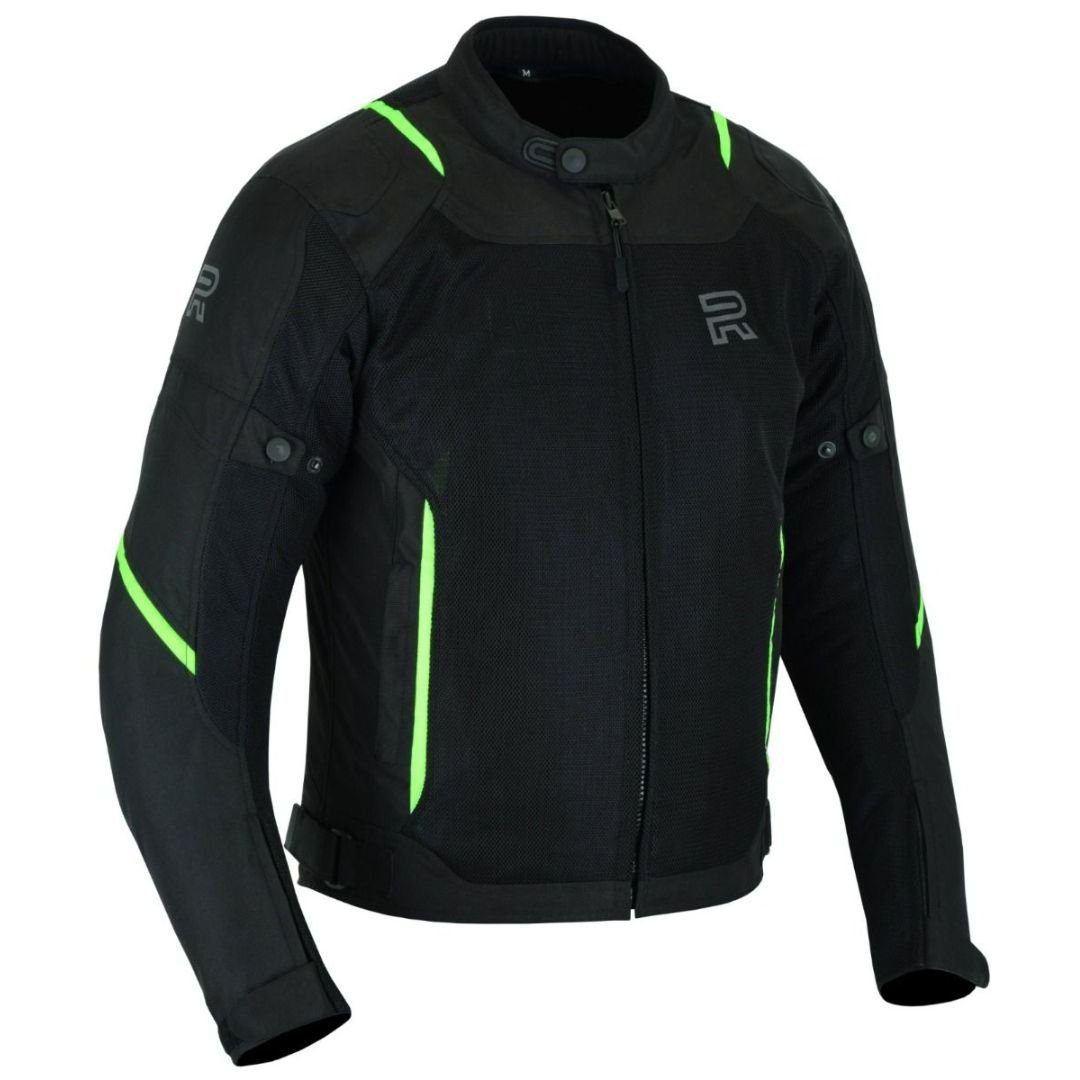 RAXUS HOMBRE VERANO CHAQUETA DE MOTO TRACK- FLÚOR - Image 2