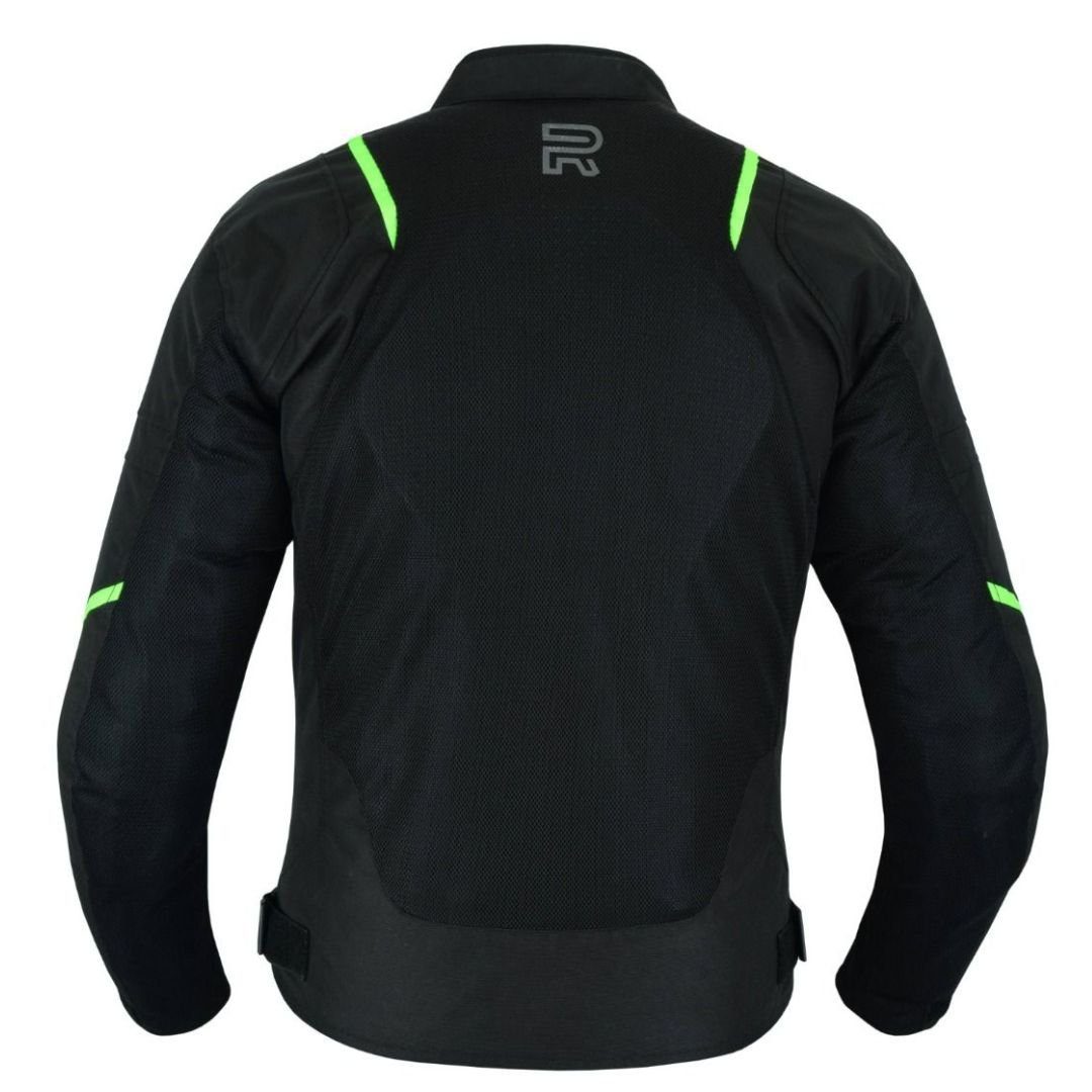 RAXUS HOMBRE VERANO CHAQUETA DE MOTO TRACK- FLÚOR - Image 3