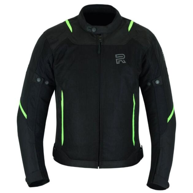 RAXUS HOMBRE VERANO CHAQUETA DE MOTO TRACK- FLÚOR