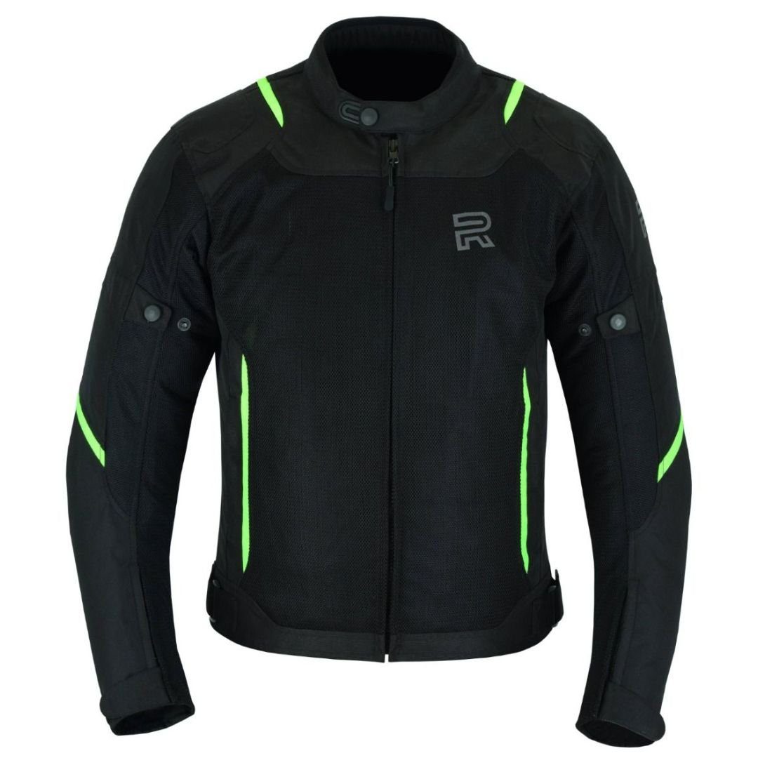 RAXUS HOMBRE VERANO CHAQUETA DE MOTO TRACK- FLÚOR