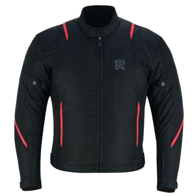 RAXUS HOMBRE INVIERNO CHAQUETA DE MOTO BLADE-ROJO