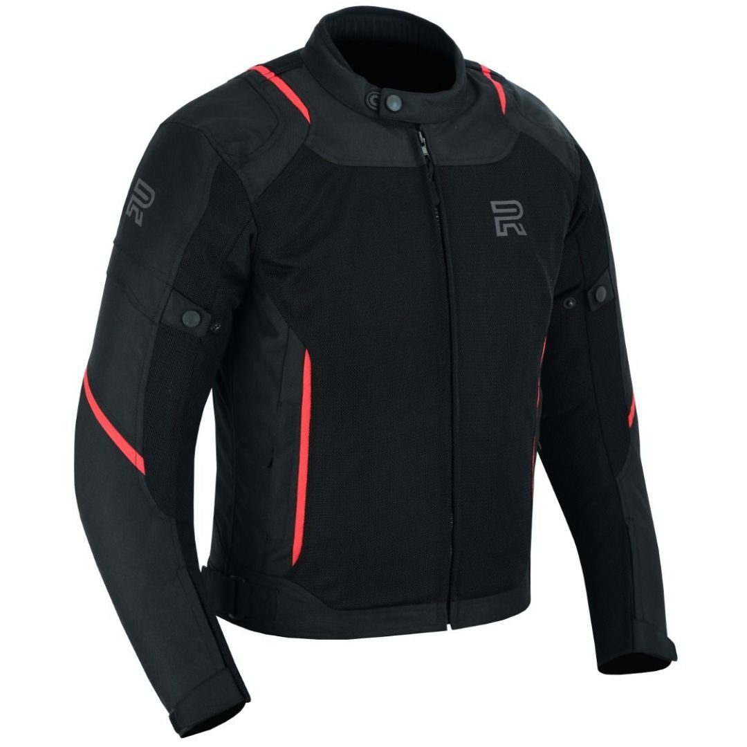 RAXUS HOMBRE VERANO MOTO TRACK CHAQUETA- ROJO - Image 2