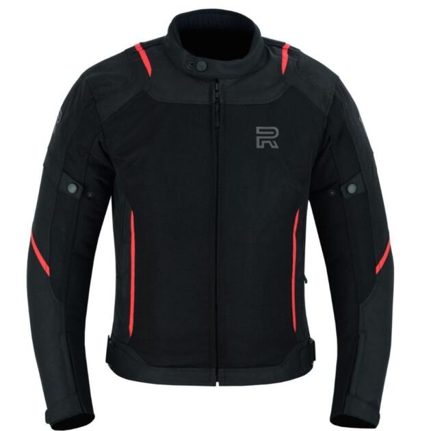RAXUS HOMBRE VERANO MOTO TRACK CHAQUETA- ROJO