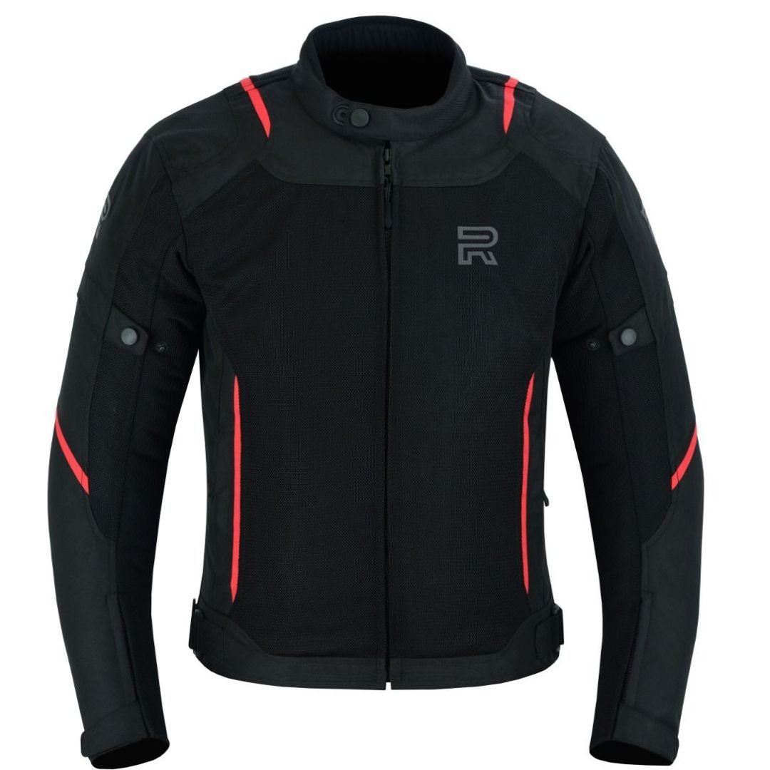 RAXUS HOMBRE VERANO MOTO TRACK CHAQUETA- ROJO
