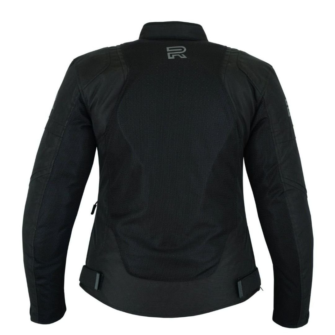 RAXUS VERANO CHAQUETA DE MOTO MUJER TRACK- NEGRO - Image 3
