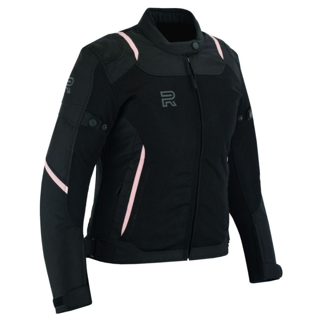 RAXUS VERANO CHAQUETA DE MOTO MUJER TRACK- ROSA - Image 2