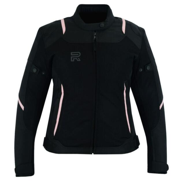 RAXUS VERANO CHAQUETA DE MOTO MUJER TRACK- ROSA