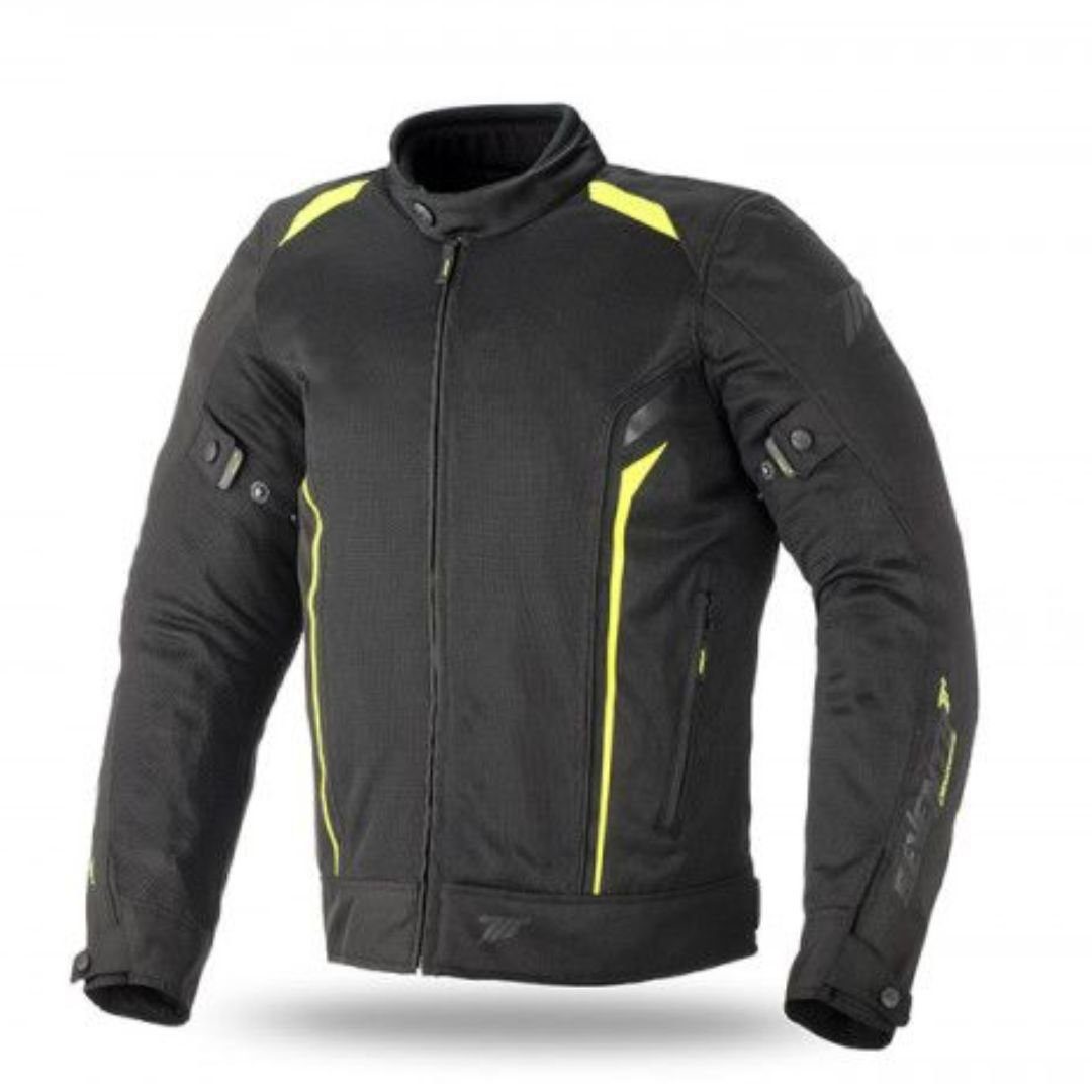 SEVENTY JT32 CHAQUETA DE MOTO VERANO TOURING HOMBRE FLÚOR
