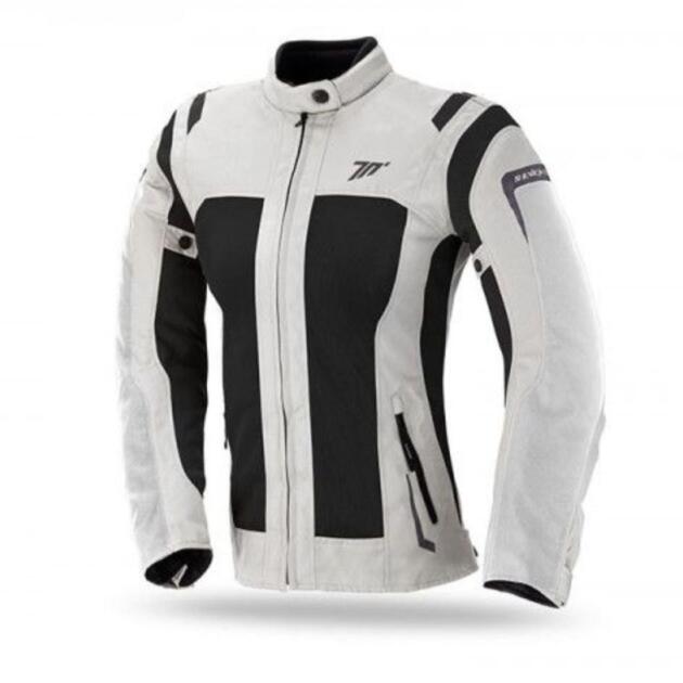 SEVENTY SD-JT46 MUJER VERANO TOURING CHAQUETA NEGRO/BLANCO