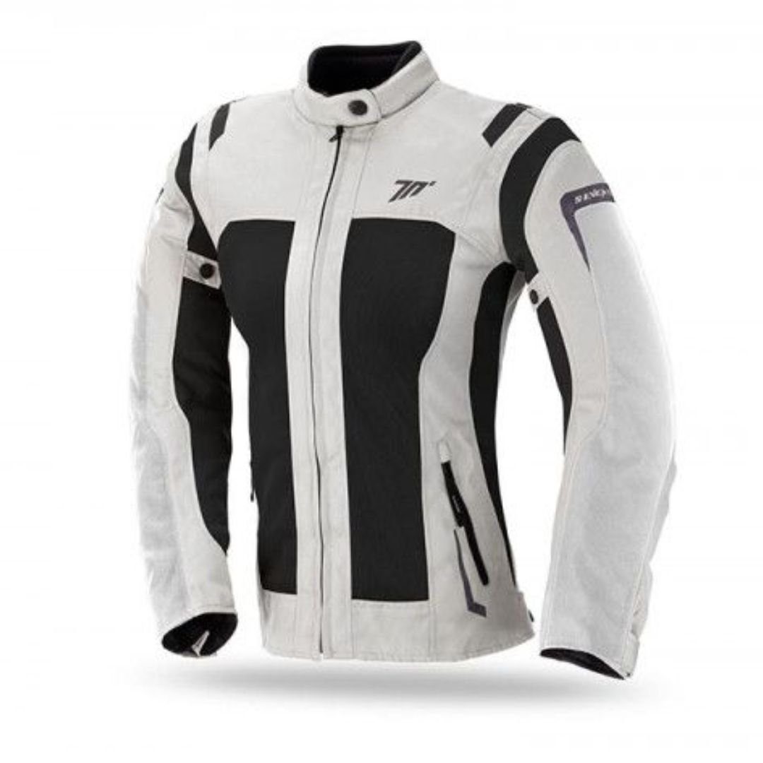SEVENTY SD-JT46 MUJER VERANO TOURING CHAQUETA NEGRO/BLANCO