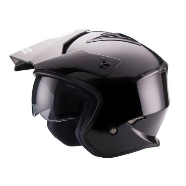 UNIK TRIAL CASCO UNIK CT-07 CON GAFAS NEGRAS